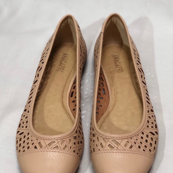 SUMMER CLEARANCE Ana Capri Pink Ballet Flats - Picture 2 of 3